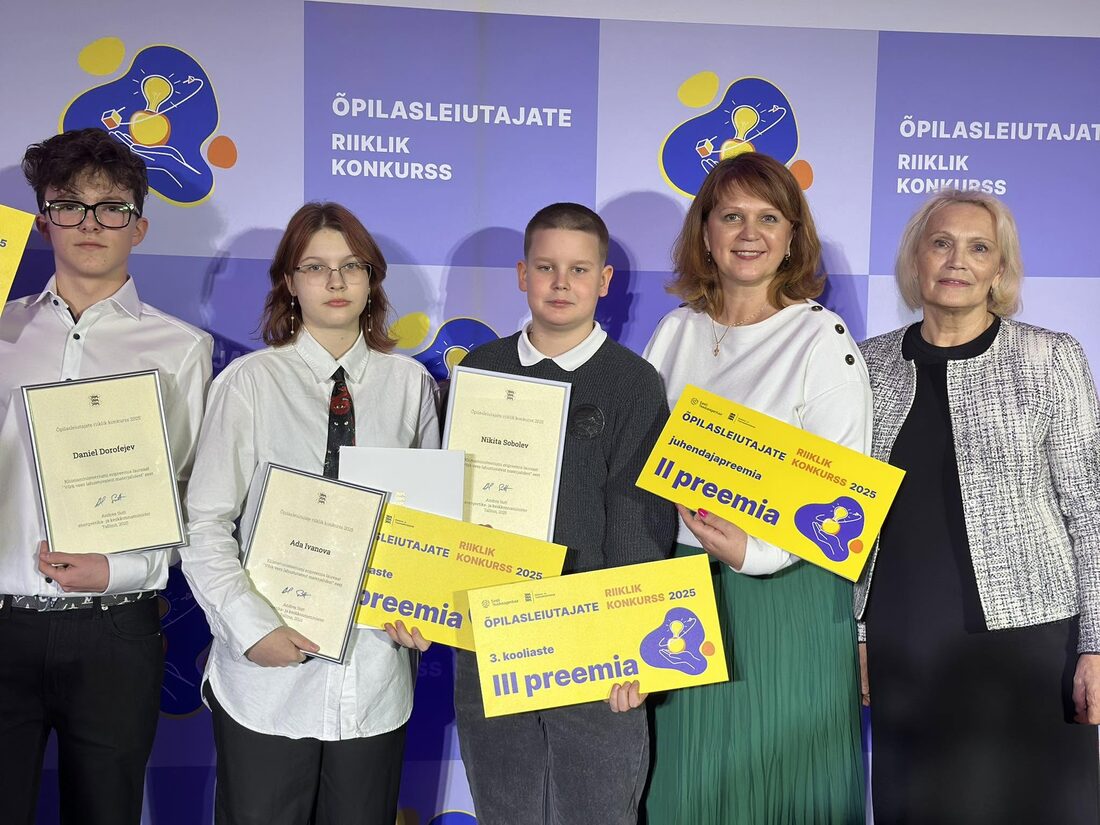 Ученик Digirobo с наградой на Õpilasleiutajate riiklik konkurss